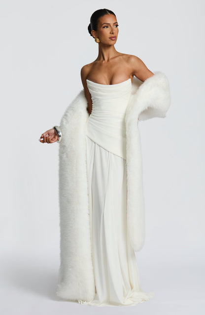 Ivory Patricia Maxi Dress - Blush