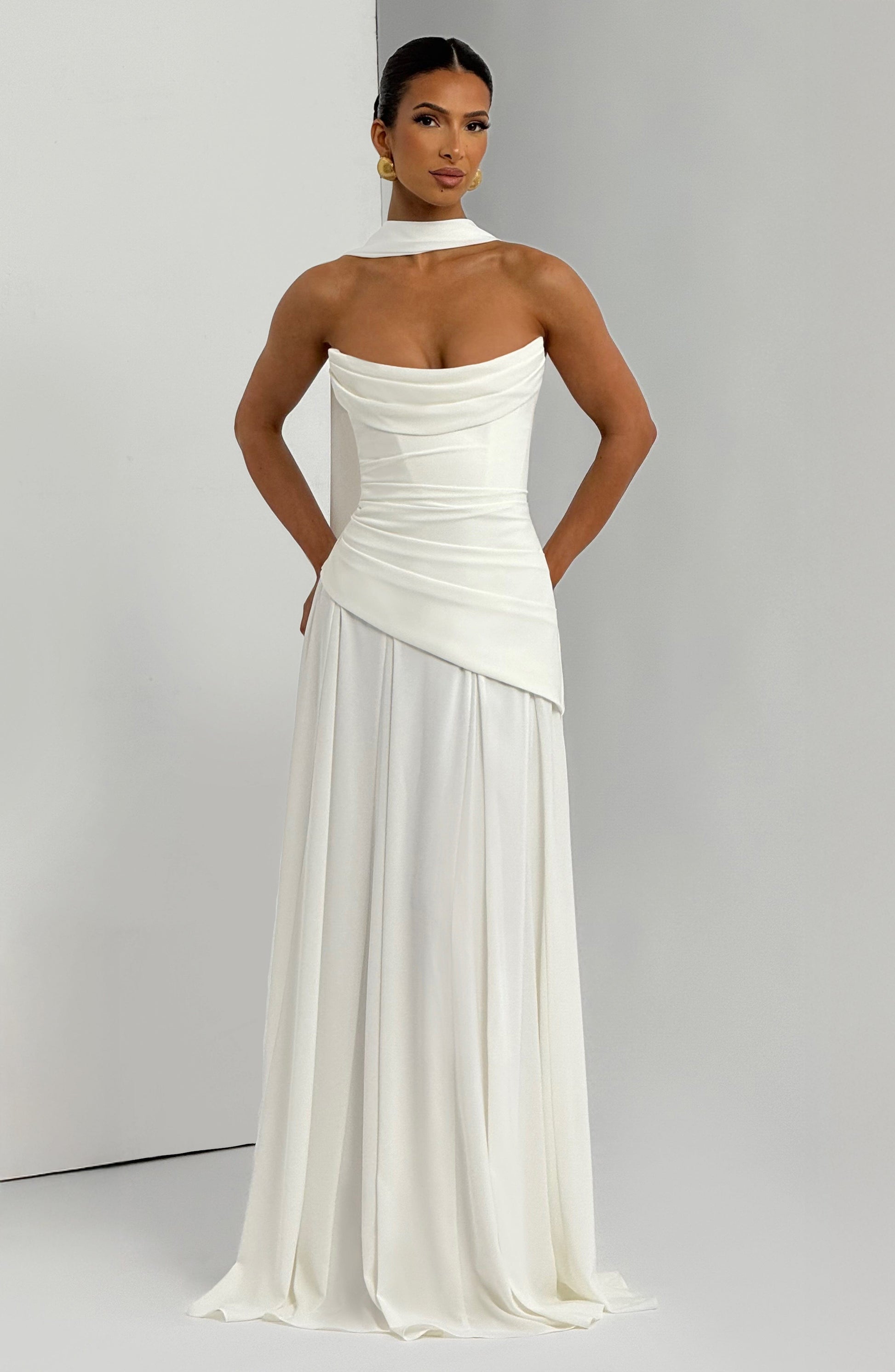 Ivory Patricia Maxi Dress - Blush