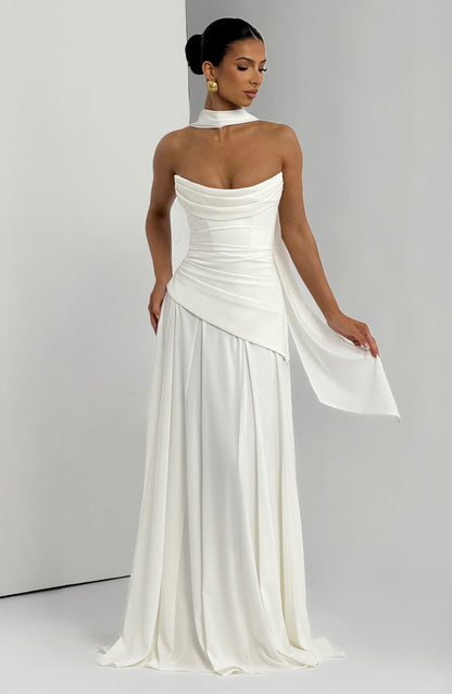 Ivory Patricia Maxi Dress - Blush