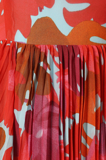 Pink Azalea Achanti Pleated Maxi Dress