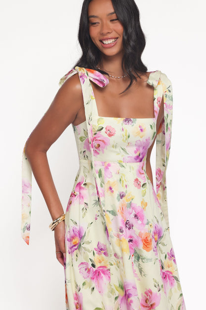 Yellow Petunia Ellody Maxi Dress in Yellow Petunia