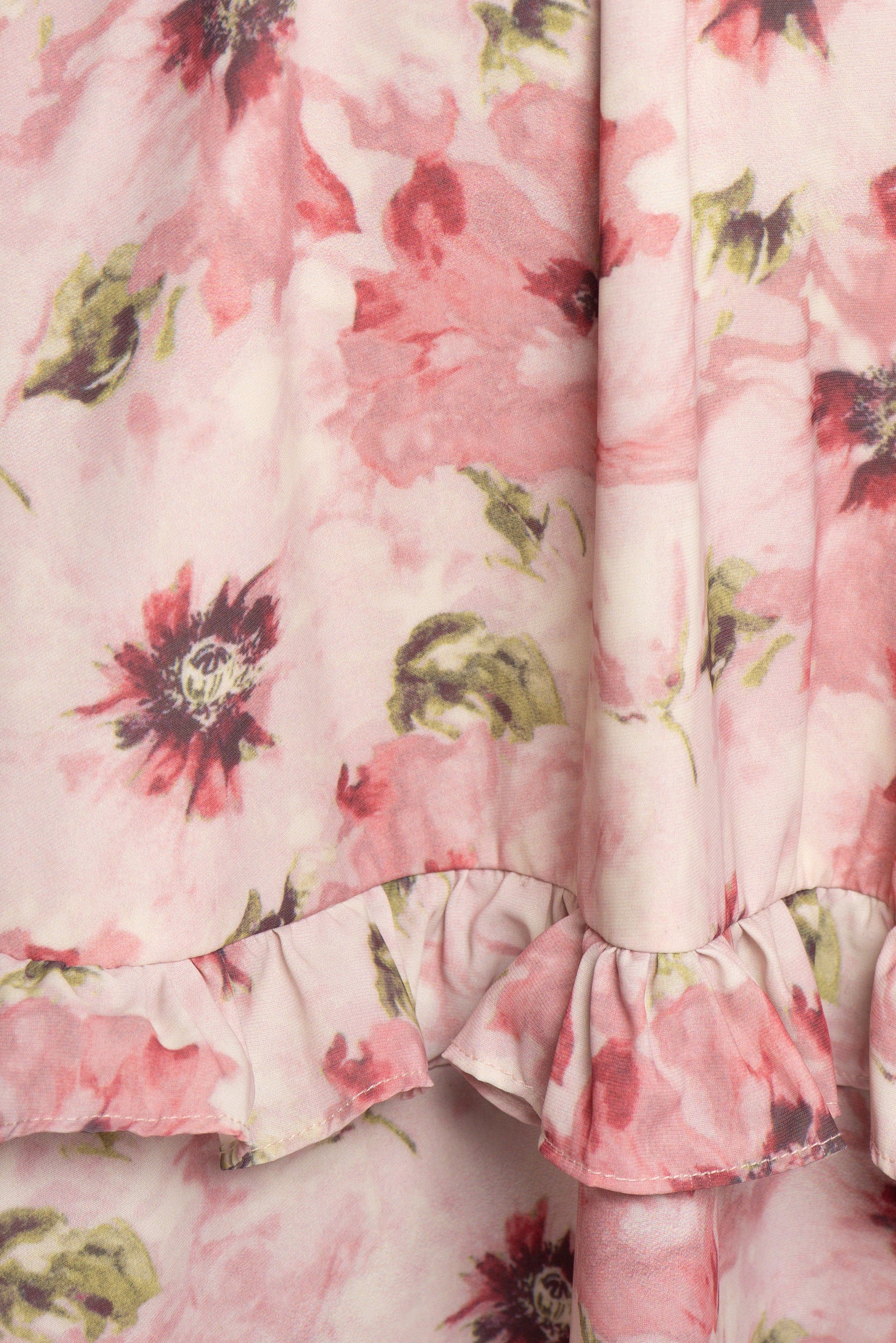 Pink Bloom Lillee Tiered Maxi Dress in Lavender Floral