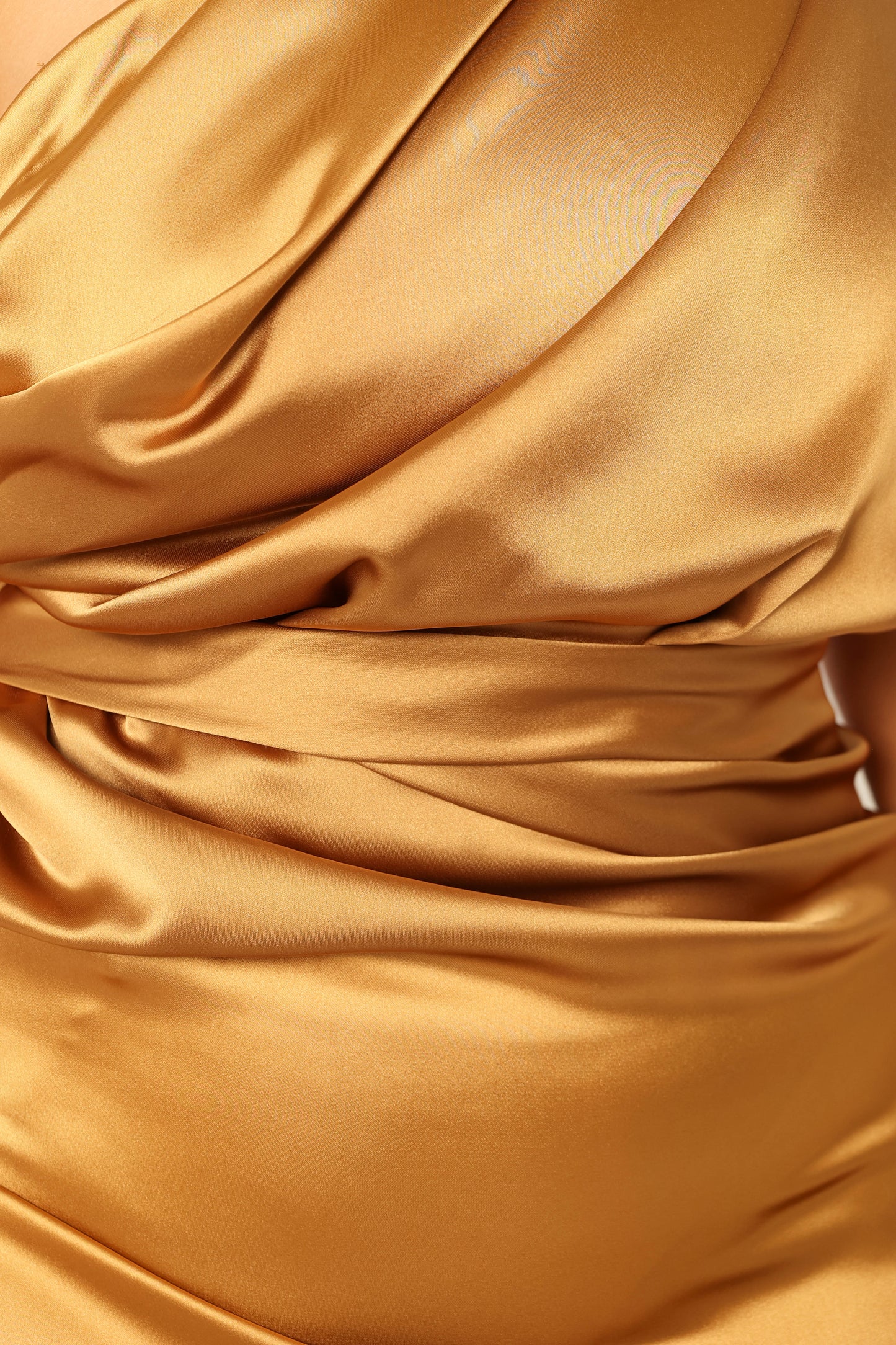 Bronze Nadia One-Shoulder Maxi Dress in Navy