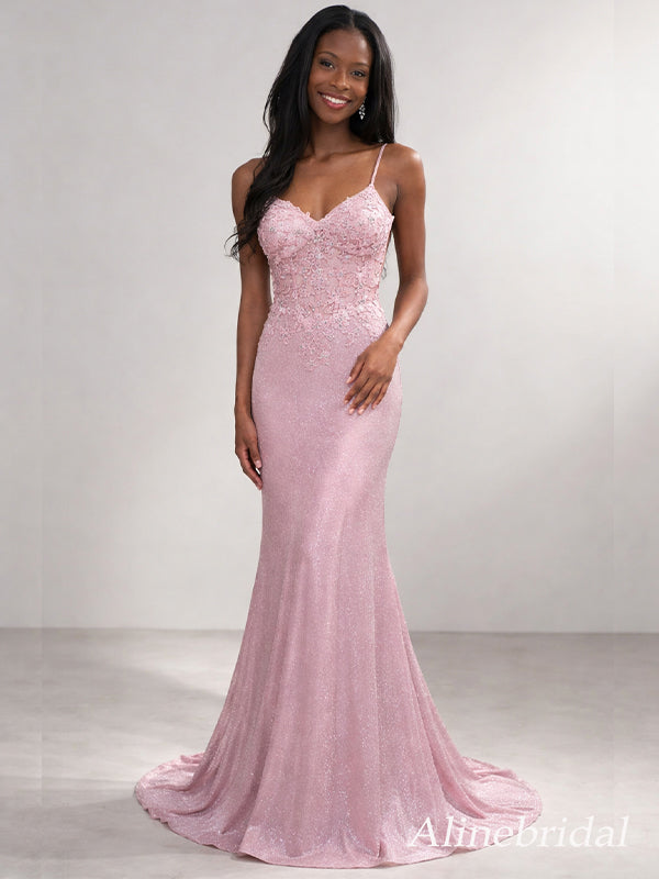 line Prom Dress, Evening Dress, PD2823062 Arabella Floral Lace A-Line Evening Dress