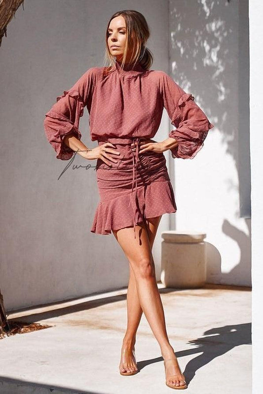 Mauve Piper Dress - Mauve