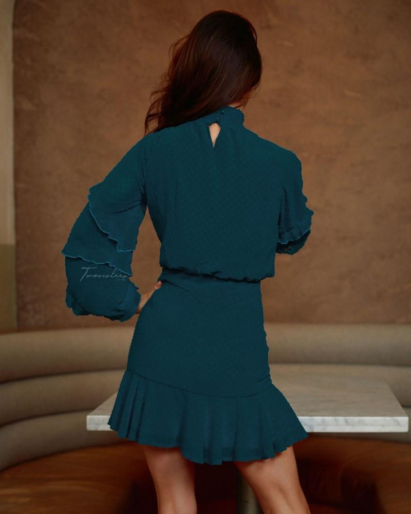 Teal Piper Dress - Mauve