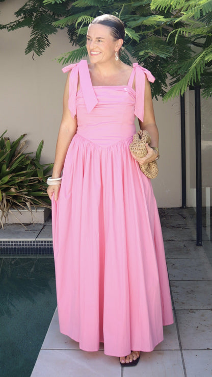 Pink Haisley Pink Maxi Dress