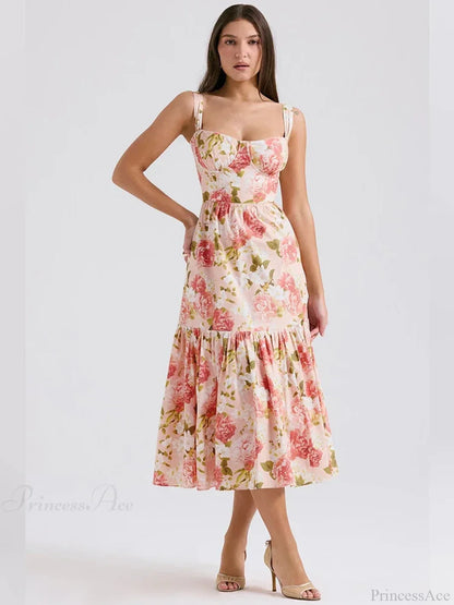 Rose Red Margot Print Bodycon A-Line Dress