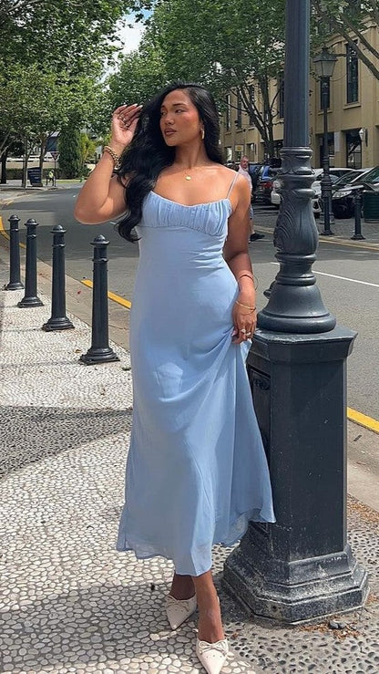 Blue Margie Pink Midi Dress