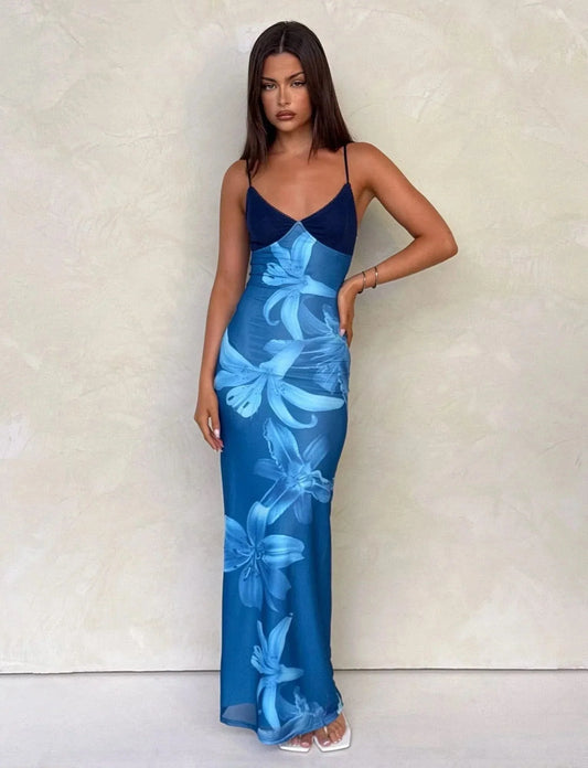 Blue Floral Front
