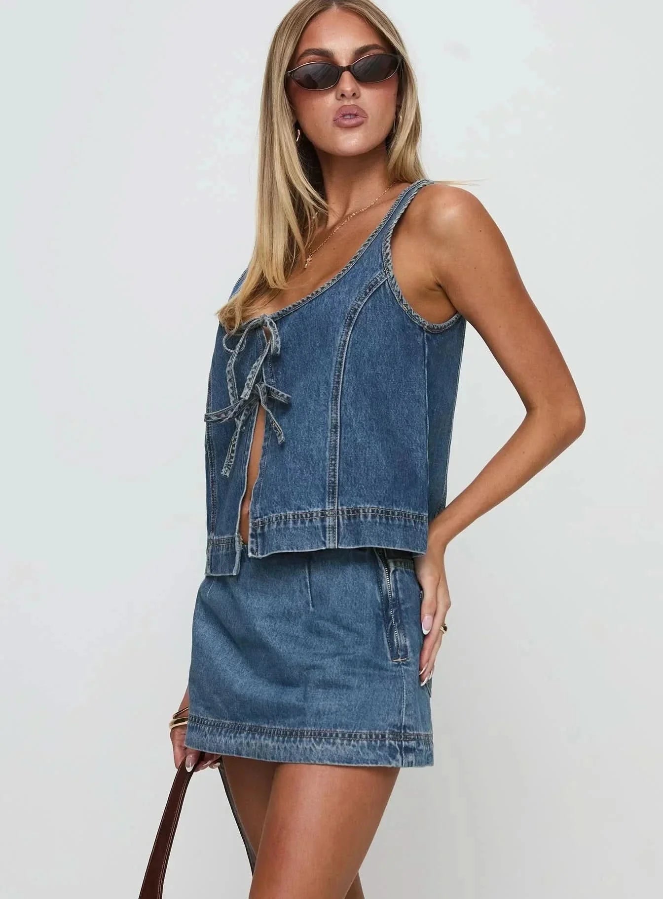 STEPH DENIM SET