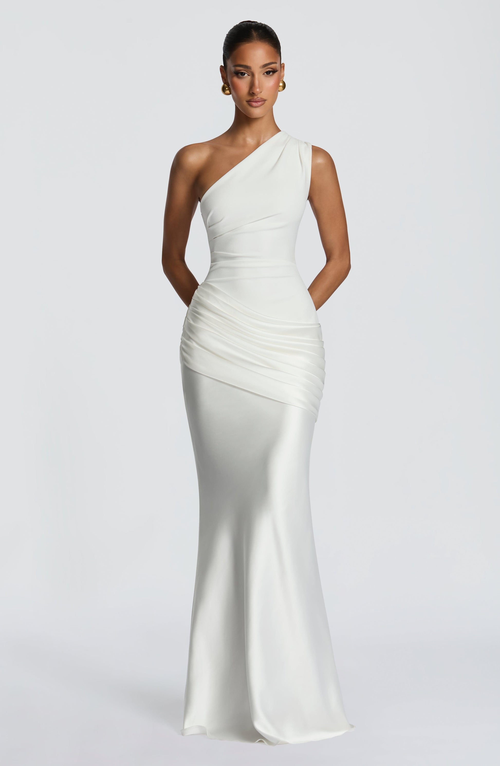 Ivory Sadona Cherry Lacquer Maxi Dress