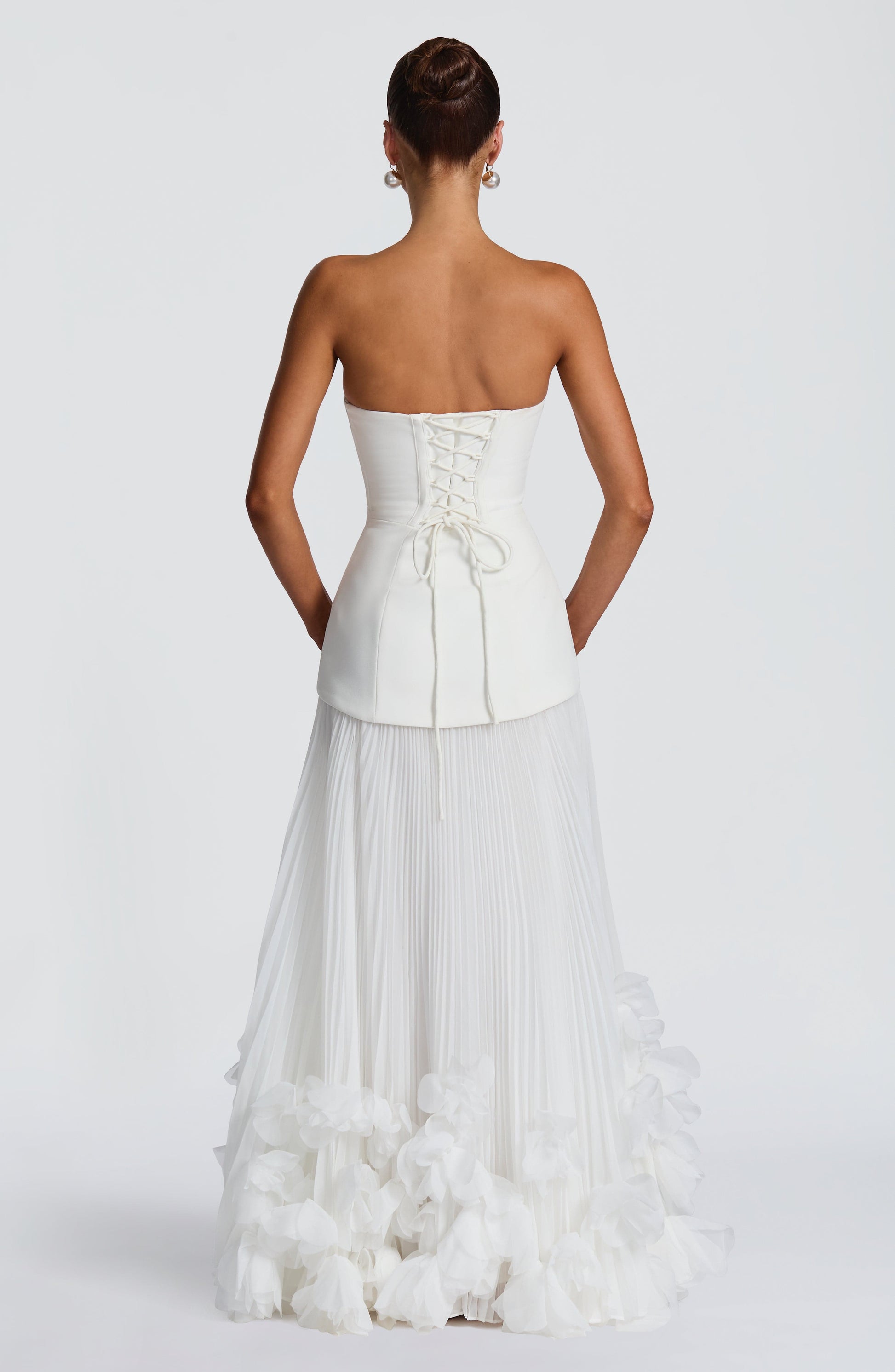 Ivory Seraphina Cherry Lacquer Gown