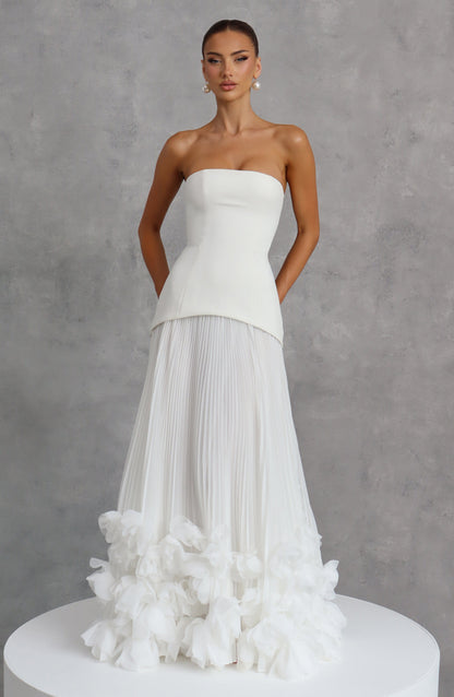 Ivory Seraphina Cherry Lacquer Gown