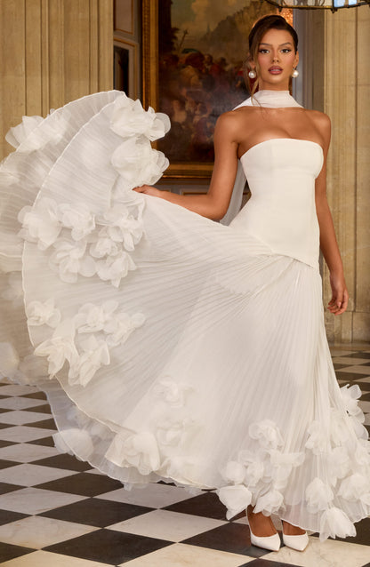 Ivory Seraphina Cherry Lacquer Gown