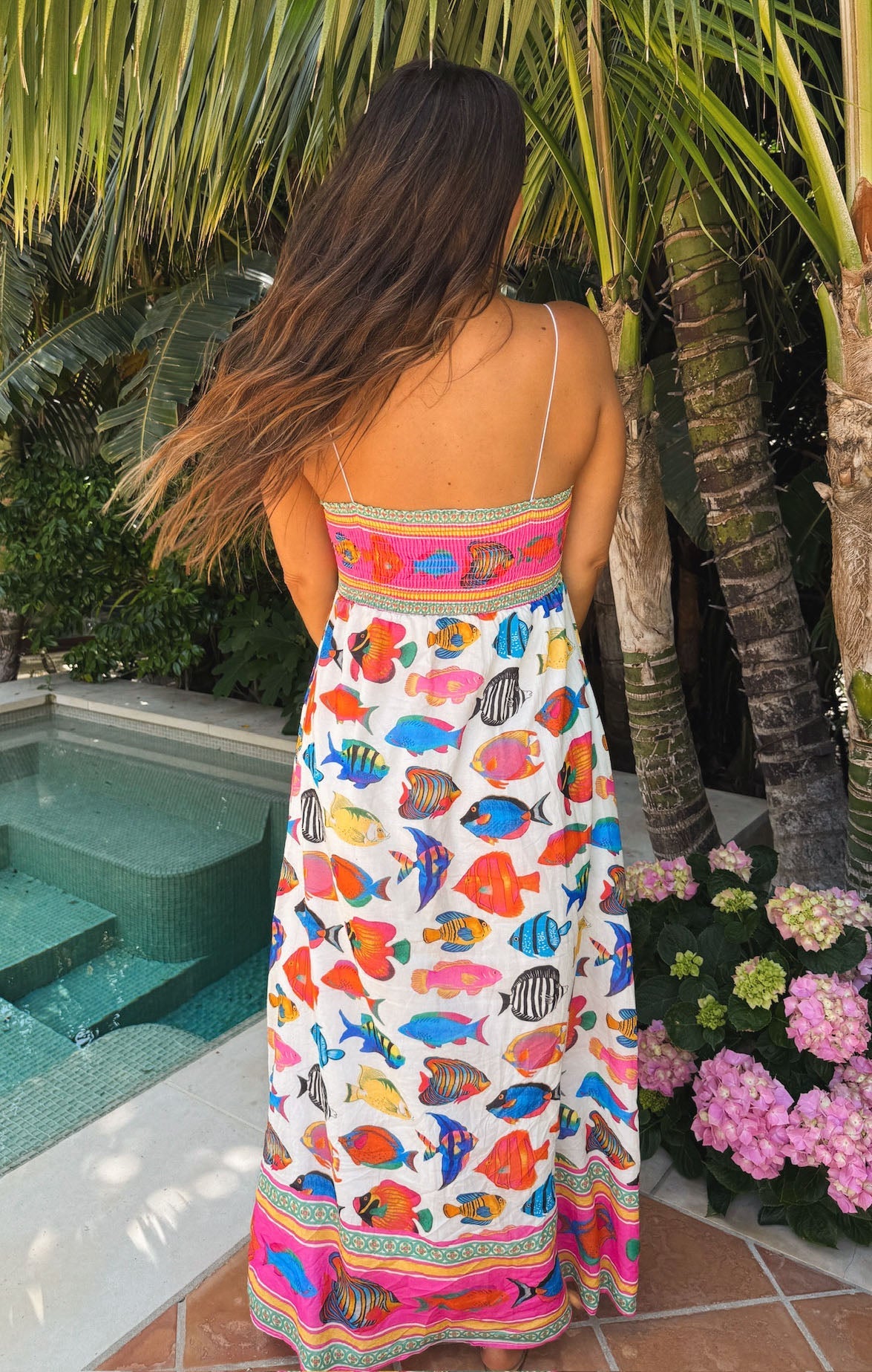 Skylar Rainbow Reef Maxi Dress