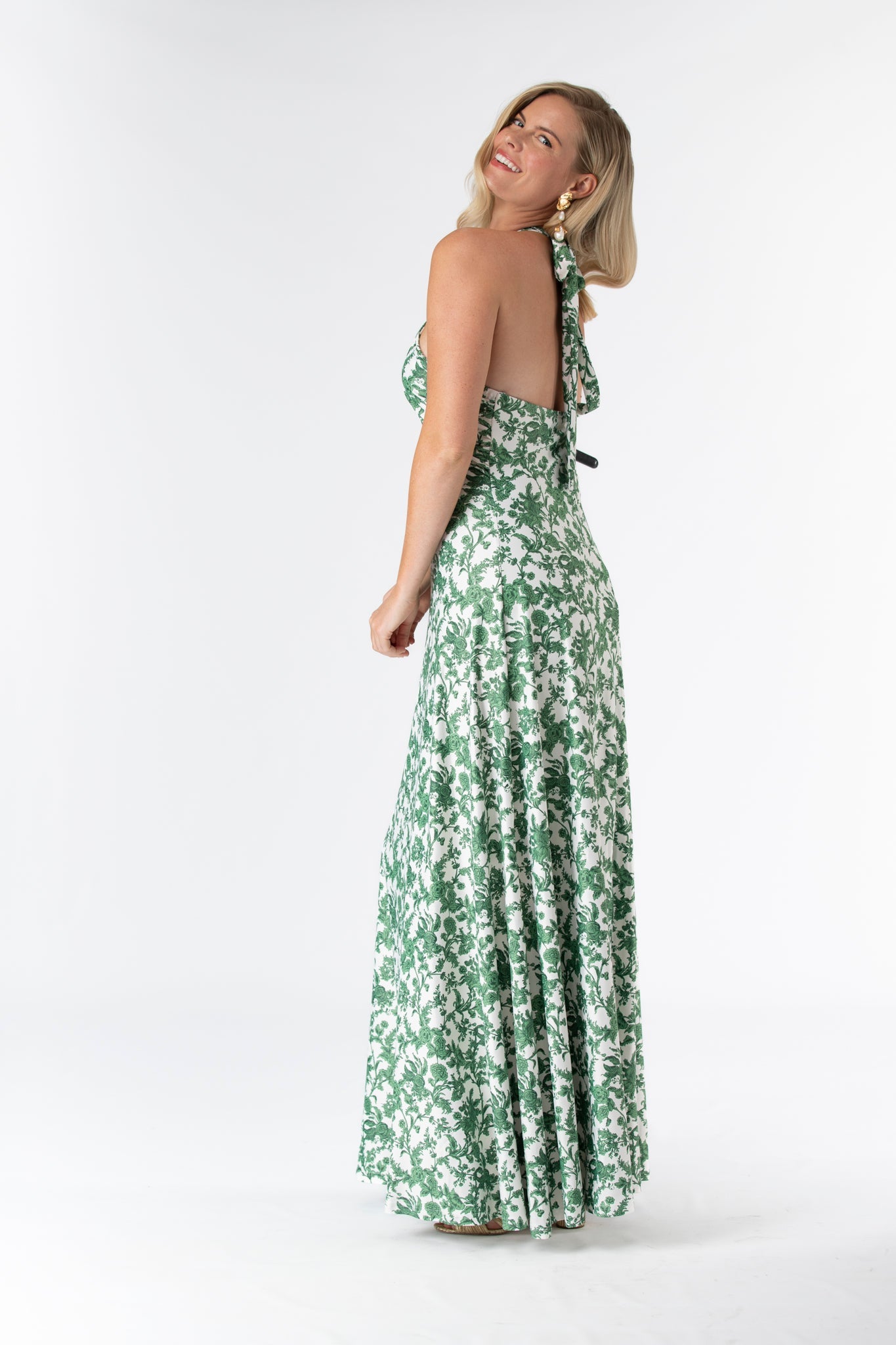Rosemary Waltz Fallon Silk Charmeuse Dress in Something Blue