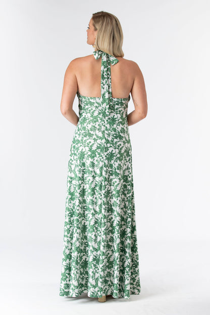 Rosemary Waltz Fallon Silk Charmeuse Dress in Something Blue