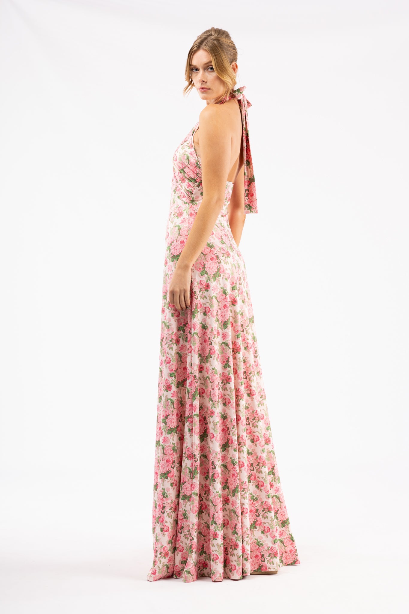 Betrothed Rose Fallon Silk Charmeuse Dress in Something Blue