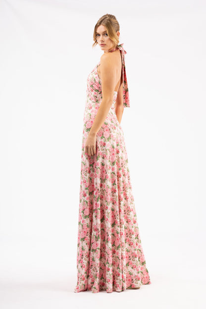 Betrothed Rose Fallon Silk Charmeuse Dress in Something Blue