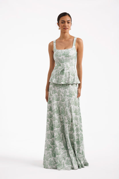 Siena Sonnet Siena Silk Charmeuse Dress in Something Blue