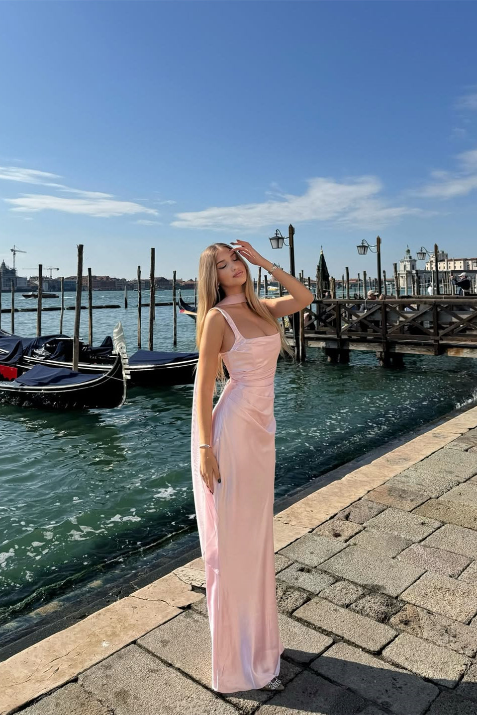 Arabella Satin Mermaid Dress