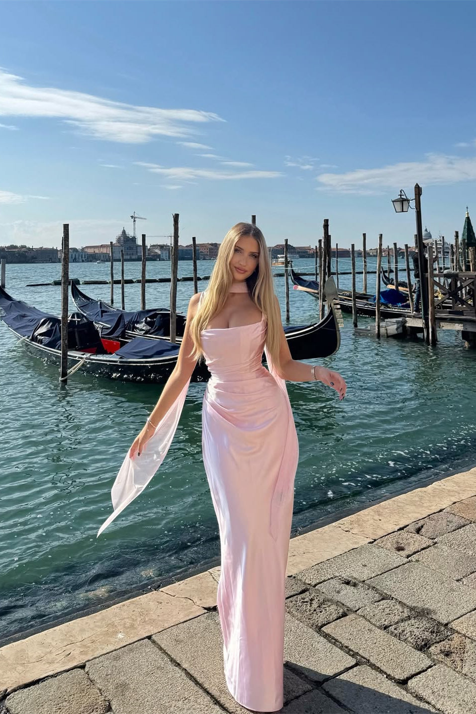 Arabella Satin Mermaid Dress