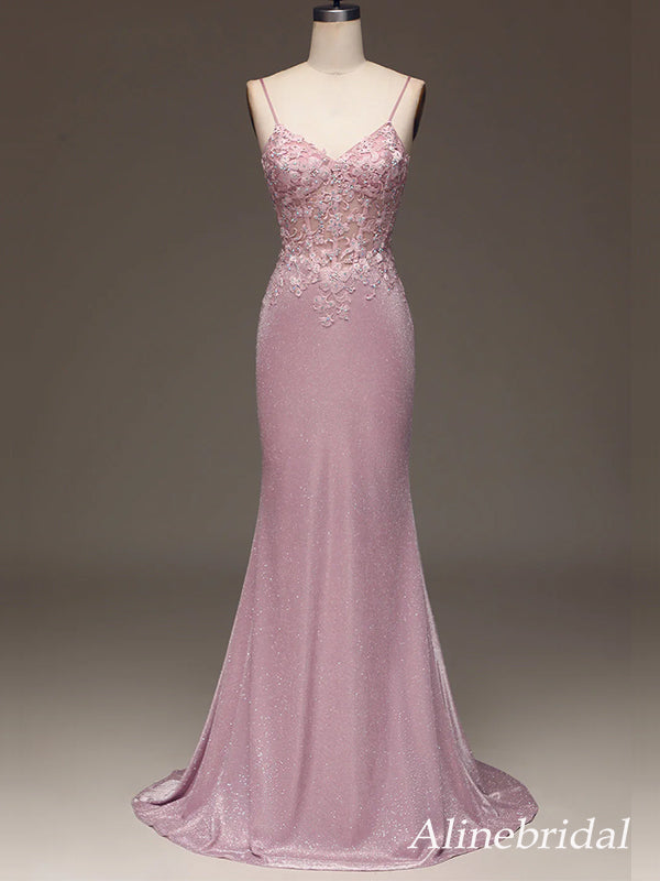 line Prom Dress, Evening Dress, PD2823062 Arabella Floral Lace A-Line Evening Dress