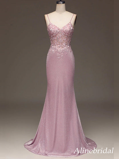 line Prom Dress, Evening Dress, PD2823062 Arabella Floral Lace A-Line Evening Dress