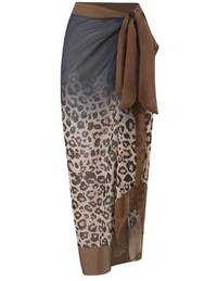 St. Barths La Robe Leopard Ombre Sarong