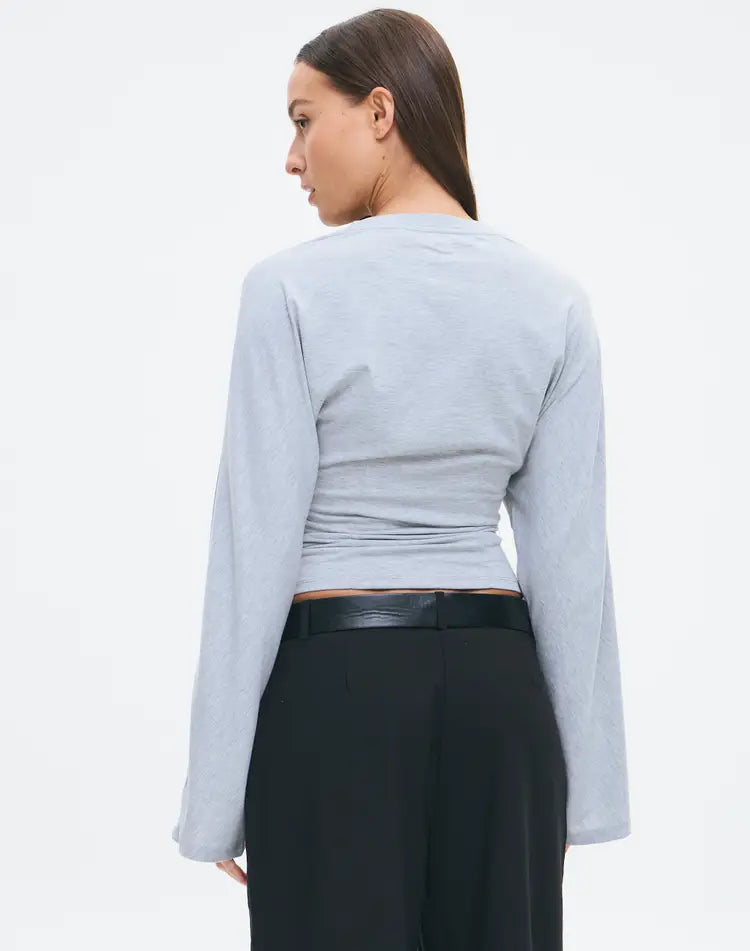 Cinched Longsleeve Top