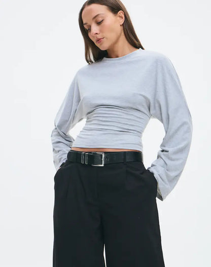 Cinched Longsleeve Top