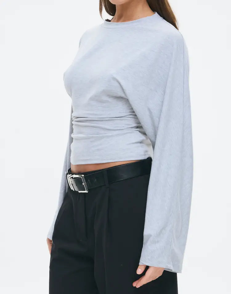 Cinched Longsleeve Top