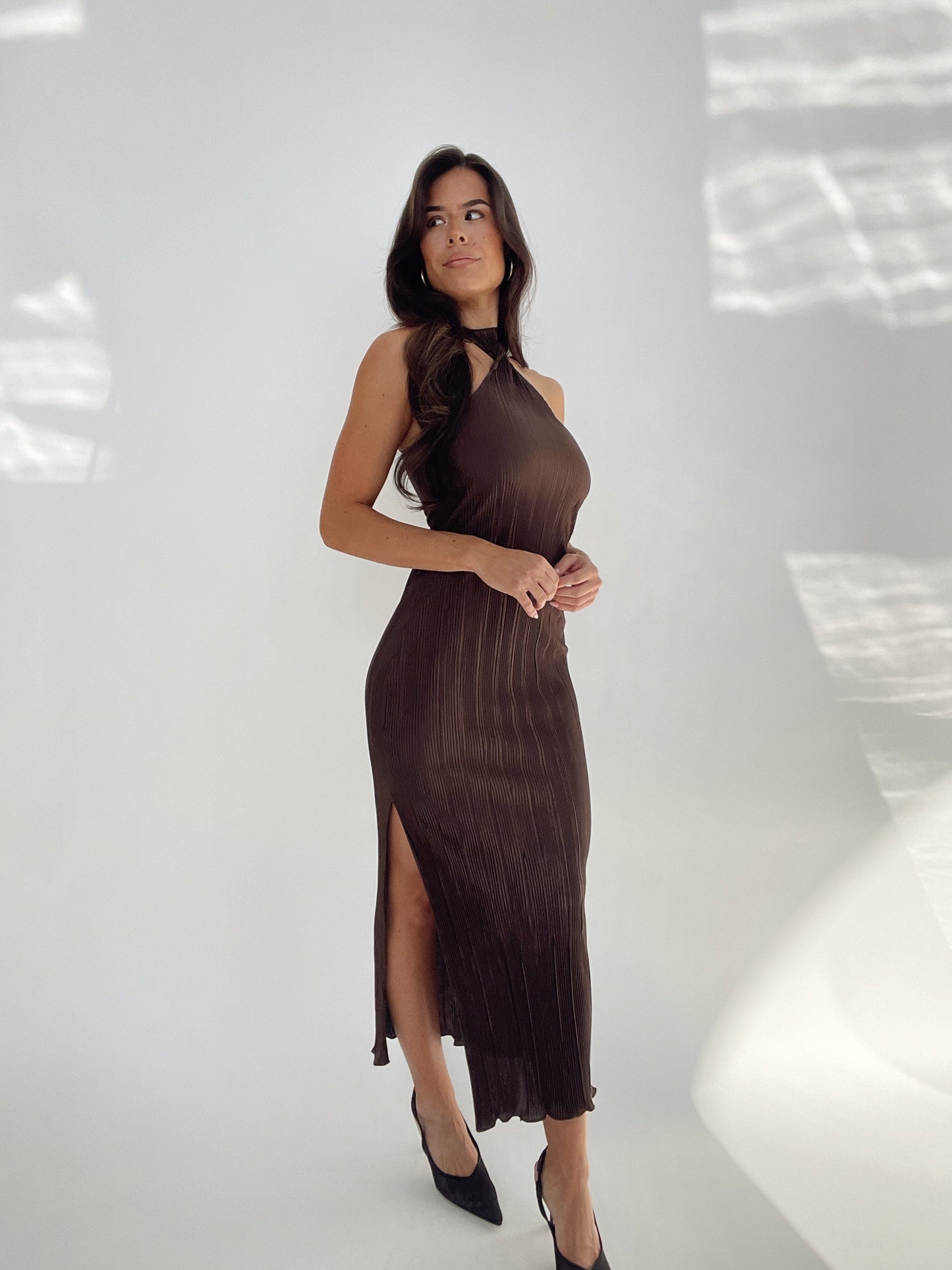 Blue Sienna Linen Shift Dress