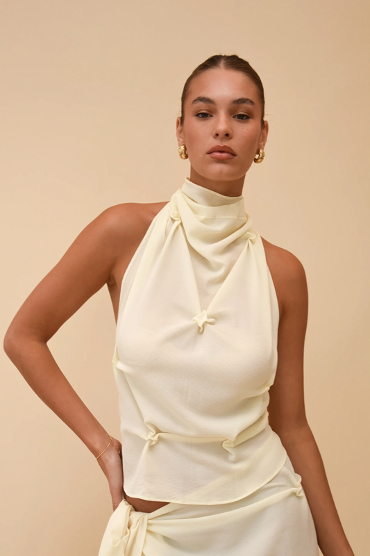 MARBELLA HALTER IVORY