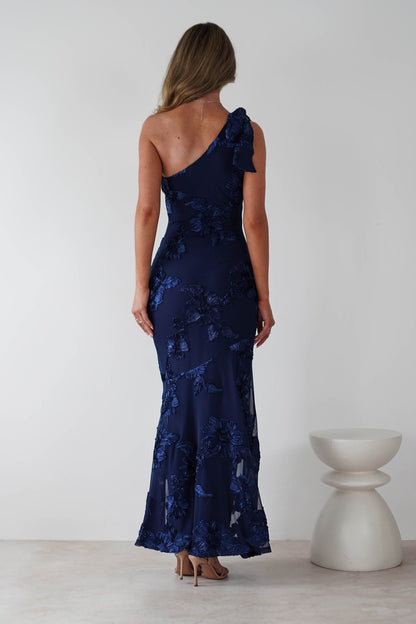 Thelma Floral Textured Maxi Dress
