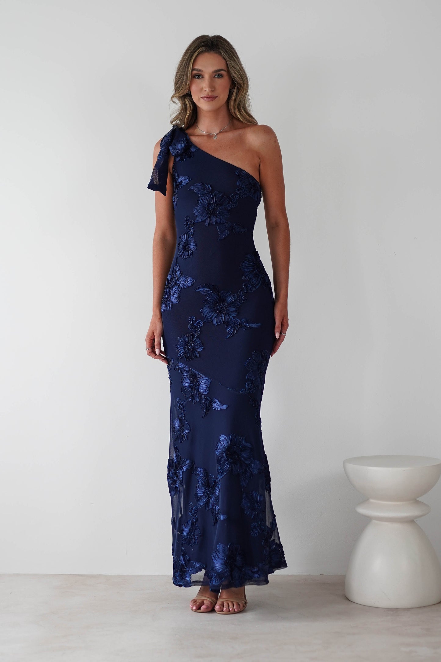 Thelma Floral Textured Maxi Dress