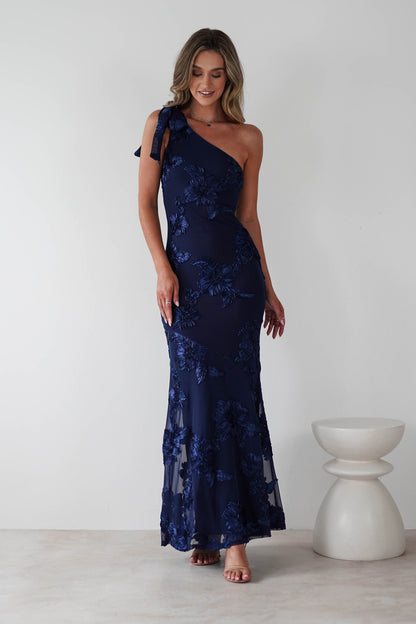 Thelma Floral Textured Maxi Dress