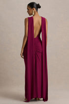 Premiere Burgundy Maxi Dress