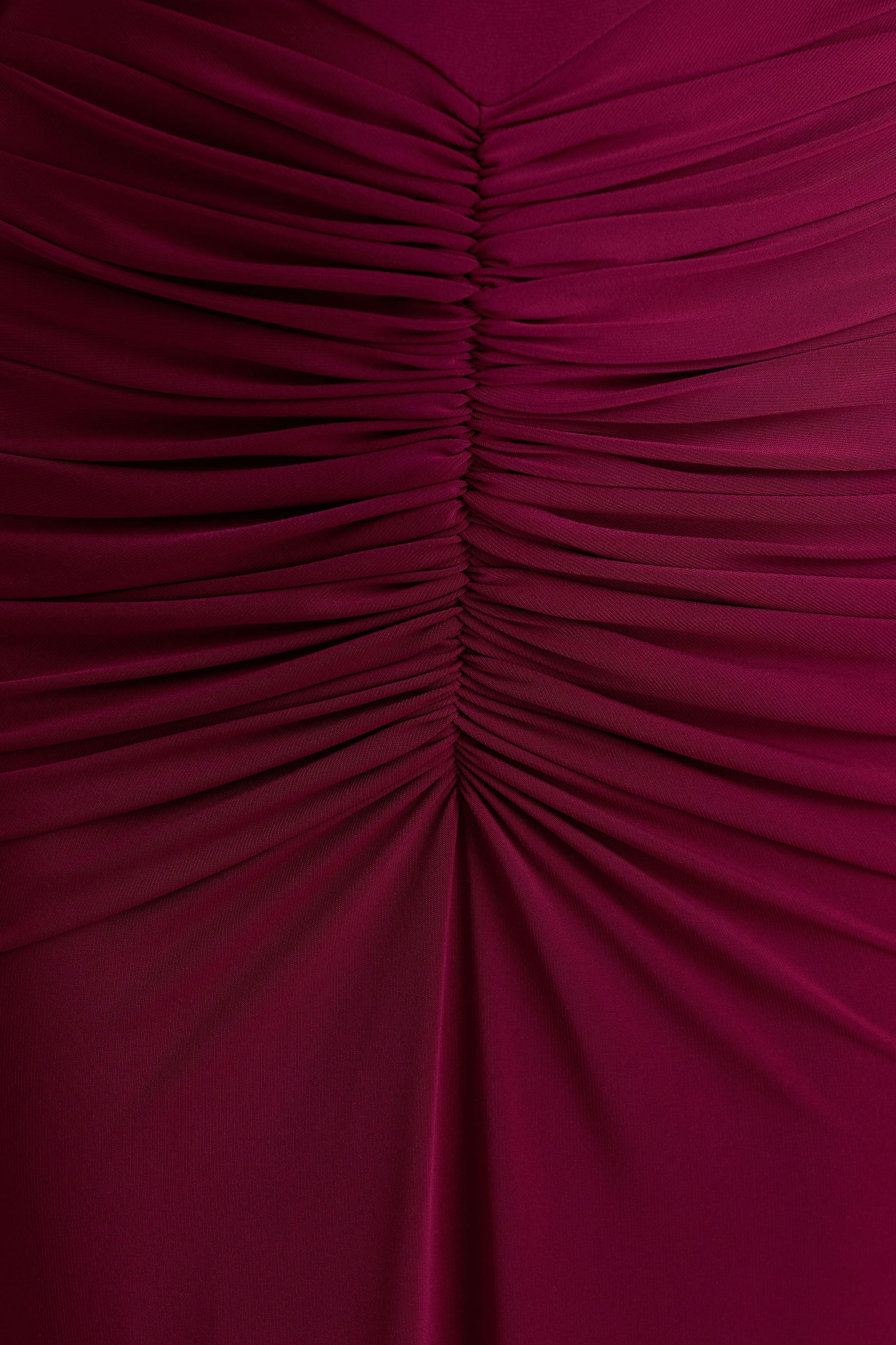 Sleeves Premiere Burgundy Maxi Dress