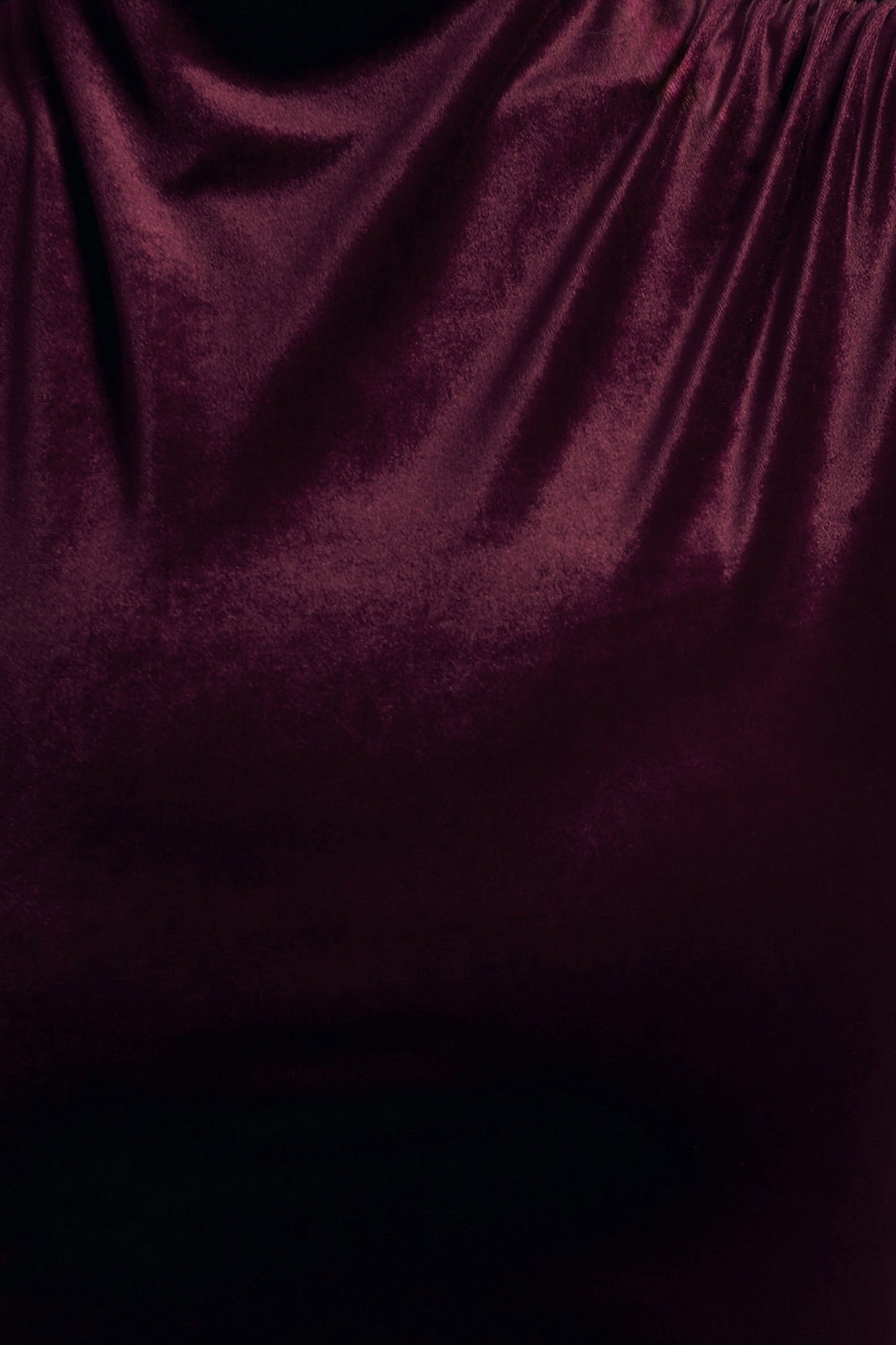 Neck Split Maxi Dress Abilene Port Velvet High-Neck Maxi Dress