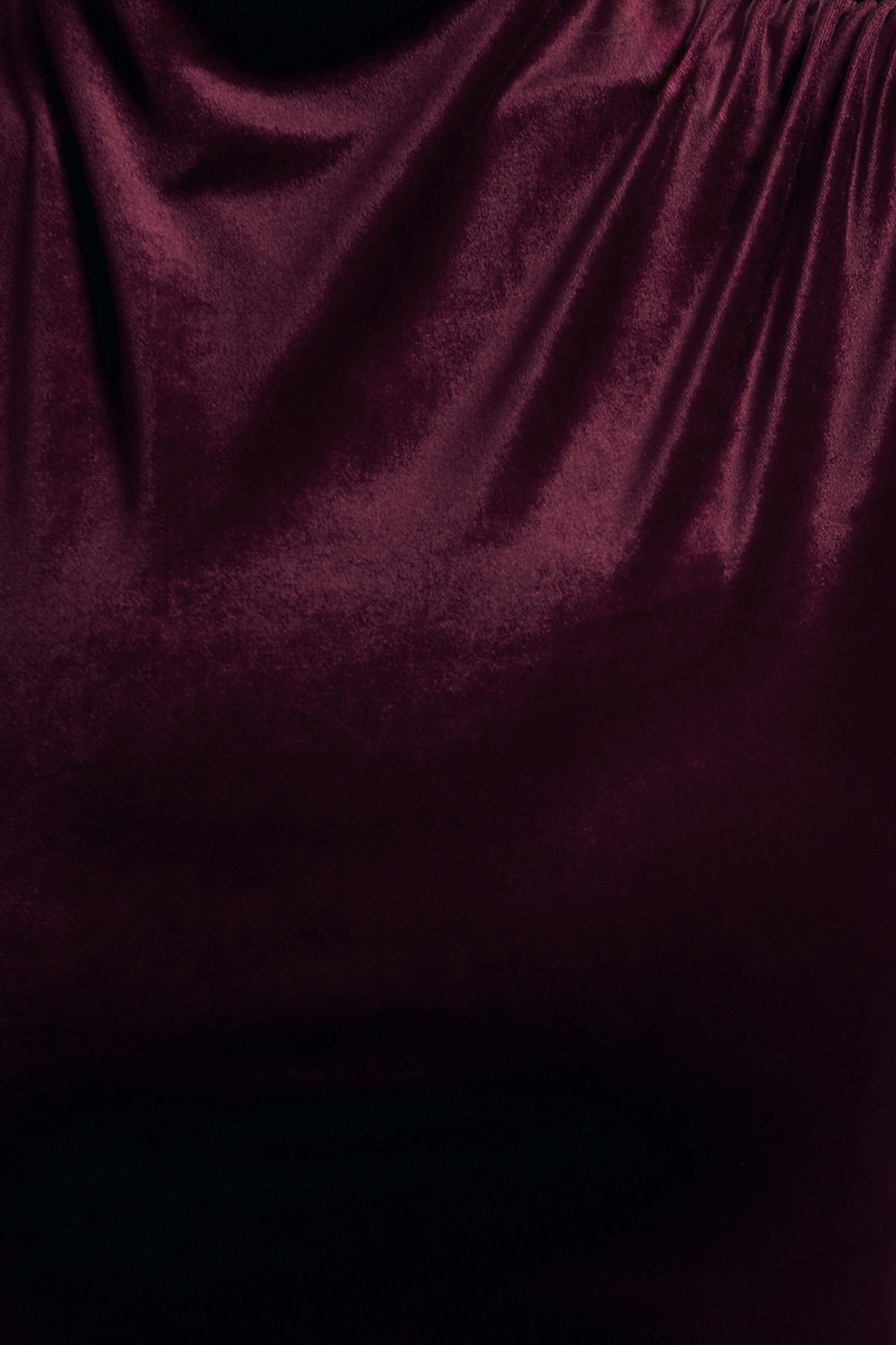 Neck Split Maxi Dress Abilene Port Velvet High-Neck Maxi Dress