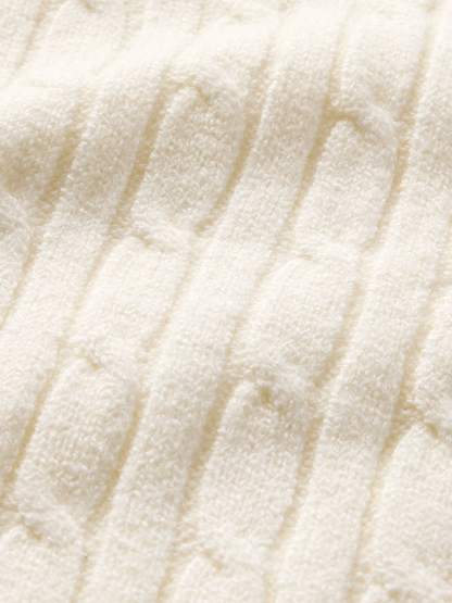 CashSoft Cable-Knit Sweater and Pants