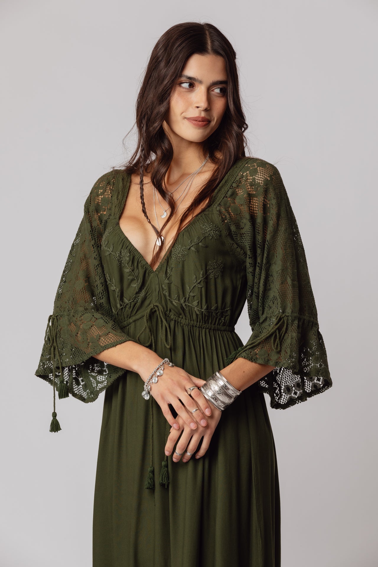 Bella Silk Charmeuse Slip Dress
